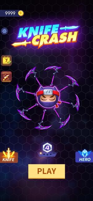 Knives Crash là game phi dao chiến đấu hấp dẫn cho di động