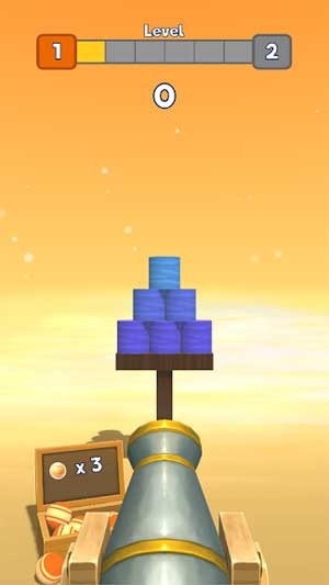 Knock Ball có lối chơi giống trò ném bowling