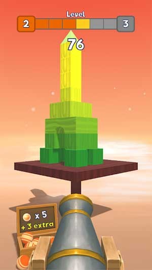 Game có nhiều level từ dễ đến khó đòi hỏi sự tính toán kỹ lưỡng