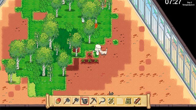 Kohlrabi Starship là trò chơi quản lý trang trại không gian kết hợp thám hiểm vũ trụ đầy màu sắc