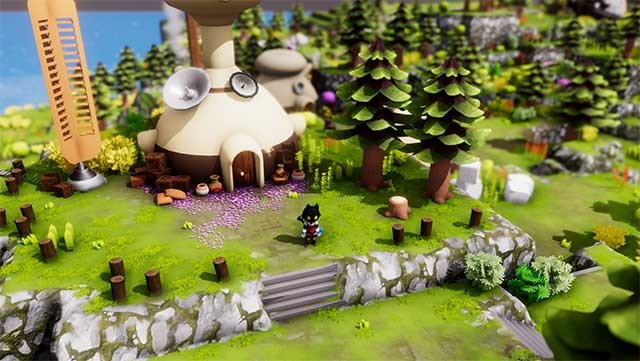 Kokopa's Atlas là game phiêu lưu kết hợp nông trại có đồ họa tuyệt đẹp