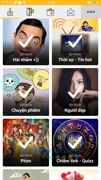 Chọn chuyên mục