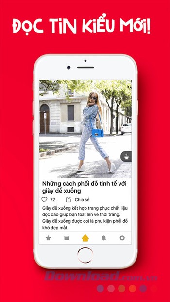 Đọc tin tức kiểu mới