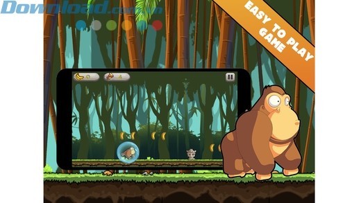 Điều khiển chú khỉ khổng lồ vượt qua hành trình đầy thử thách