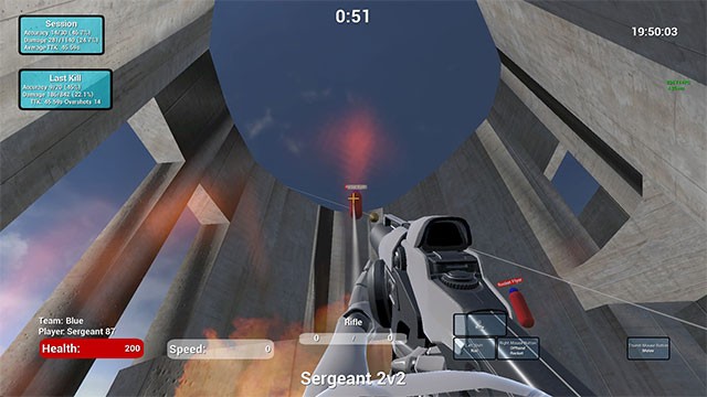 KovaaK's FPS Aim Trainer mang đến các khóa huấn luyện bắn súng FPS cho riêng bạn