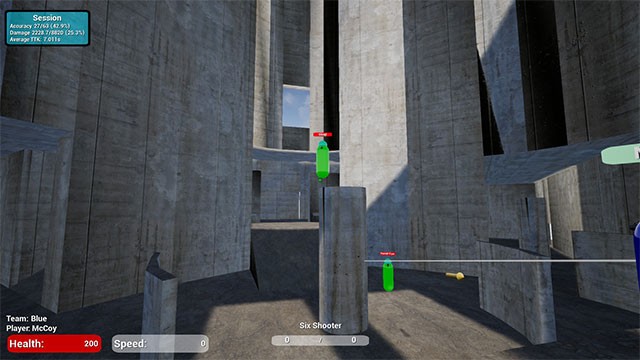 Kiểm tra kỹ năng bắn súng chính xác trong các tình huống cụ thể