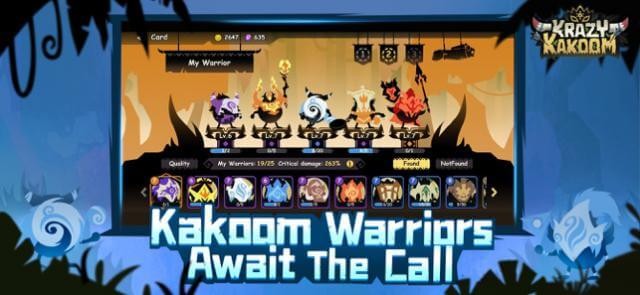 Các chiến binh Kakoom đang chờ bạn triệu tập