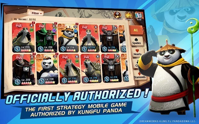 Kung Fu Panda: Chi Master là trò chơi chiến lược được ủy quyền chính thức bởi Kungfu Panda