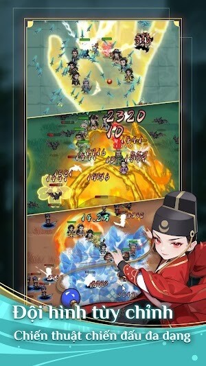 Tùy chỉnh đội hình, giải phóng chiến thuật chiến đấu