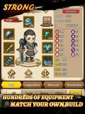 Hàng trăm trang bị cho hero