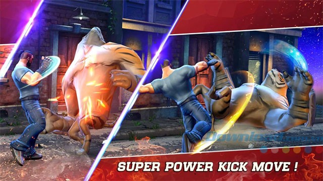 Đối đầu với robot, quái vật