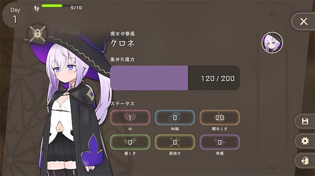 Các chỉ số của Kurone thường xuyên được cập nhật, mở khóa các yêu cầu mới