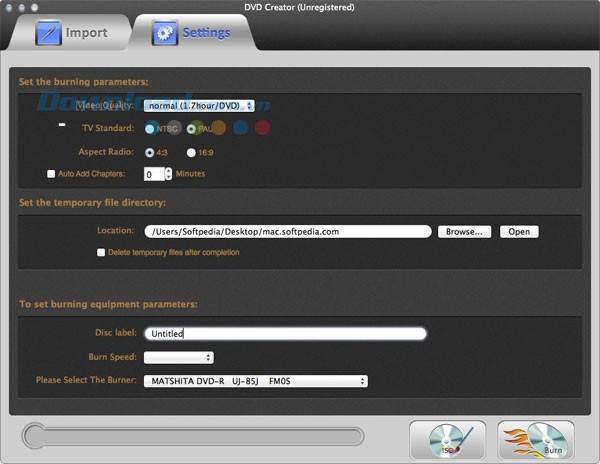 Kvisoft DVD Creator cho Mac
