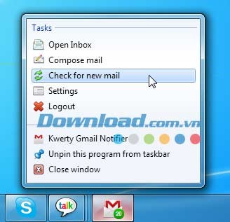 Kwerty Gmail Notifier