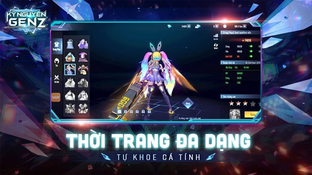 Hệ thống thời trang đa dạng, thoải mái thể hiện cá tính