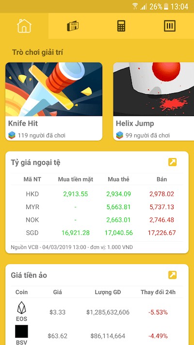 Các trò chơi giải trí khác