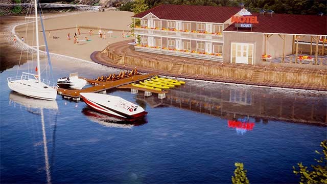 Mua một khu nghỉ mát cũ và bắt đầu công việc sửa chữa