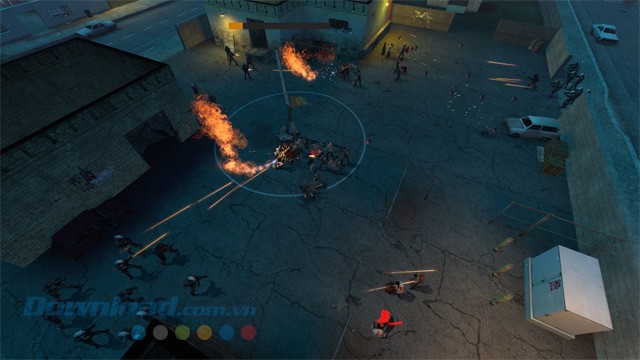 Bắn súng hạ gục kẻ thù trong game chiến thuật thời gian thực Lambda Wars