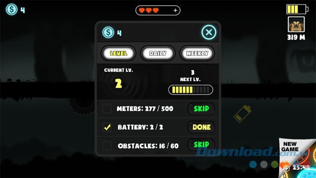 Thống kê thành tích trong game