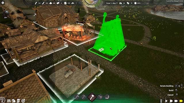 Bạn có thể sửa đổi giao diện của các ngôi nhà thông qua mục Building Editor