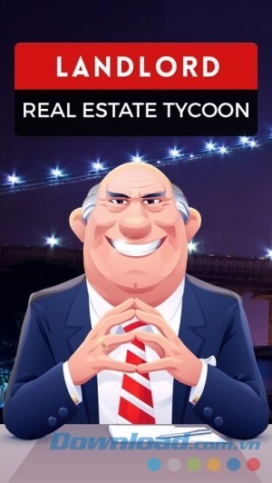 Landlord Real Estate Tycoon cho iOS giao diện màn hình