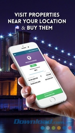 Landlord Real Estate Tycoon cho iOS mua bất động sản