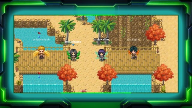 Đồ họa 2D với phong cách thiết kế nhân vật mang hơi hướng cổ điển, đáng yêu