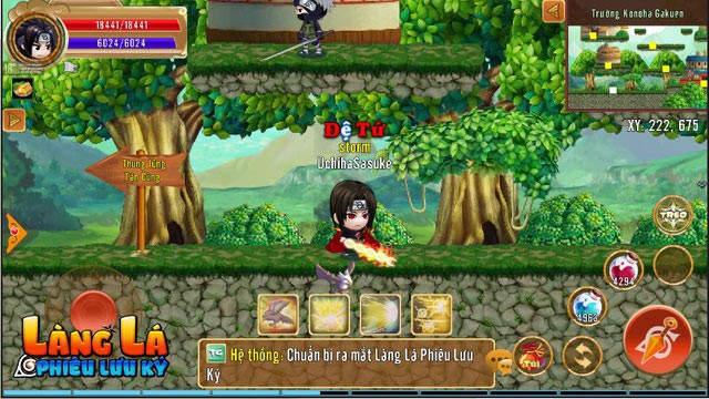 Sasuke làm nhiệm vụ