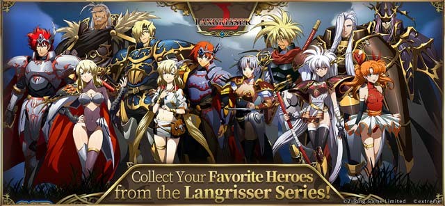 Thu thập các anh hùng yêu thích của bạn từ series Langrisser