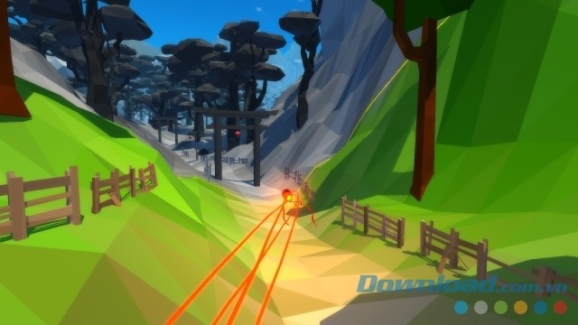 Đi theo con đường yêu cầu trong game phiêu lưu thực tế ảo Lantern cho máy tính