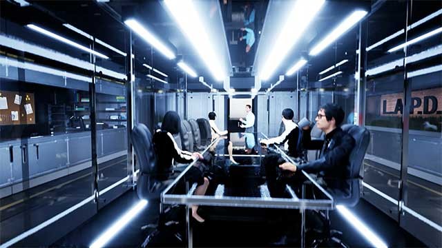 Vào vai một cảnh sát tân binh robot thuộc đơn vị M.A.S.T. của Sở cảnh sát Los Angeles