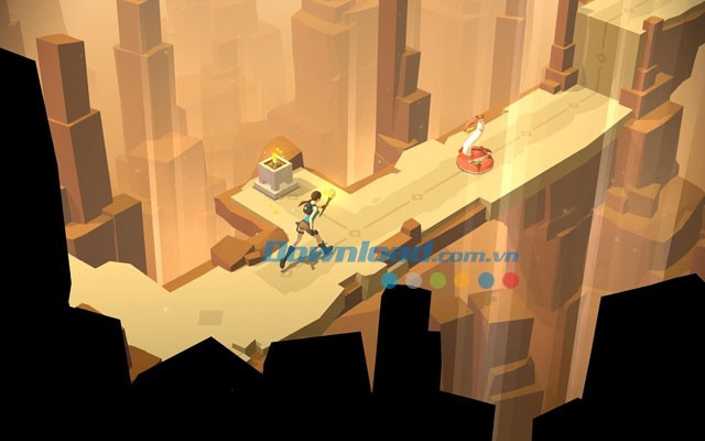 Kẻ thù trong game Lara Croft GO