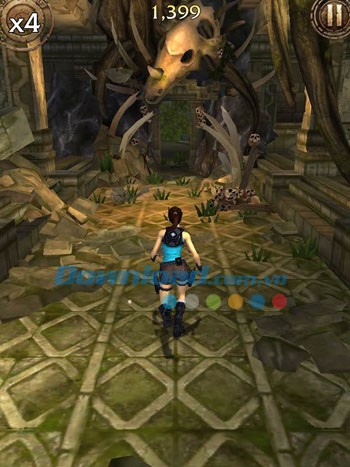 Điều khiển nhân vật Lara Croft