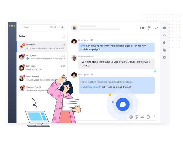 Lark tích hợp các ứng dụng nhắn tin, hội nghị trực tuyến, quản lý lịch biểu,...