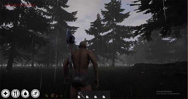 Tích cực tìm thức ăn, xây dựng, chế tạo và chiến đấu không ngừng trong khi chơi Last Contingency