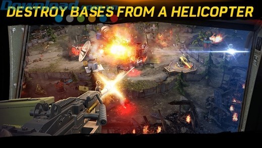 Phá hủy cơ sở của kẻ thù từ trực thăng