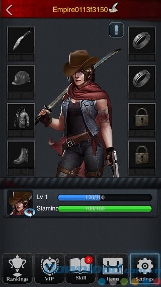 Nâng cấp nhân vật