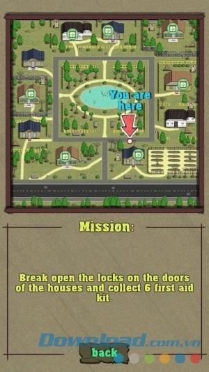 Nhiệm vụ trong game Last Light - Zombies Survival cho Android