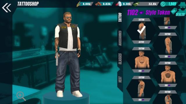 Tùy chỉnh diện mạo nhân vật của bạn