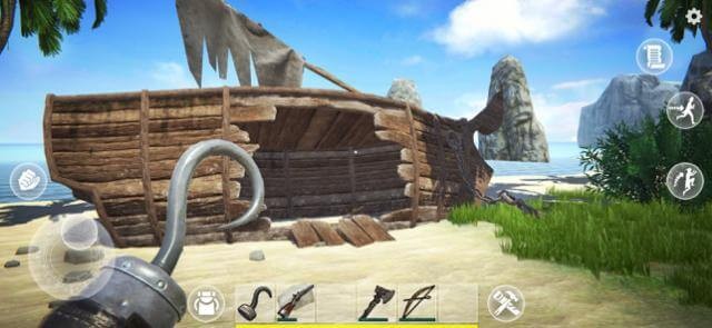 Sinh tồn trên đảo hoang giống Robinson trong game Last Pirate: Island Surviva‪l