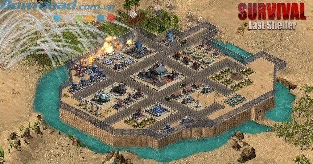 Tấn công các xác sống từ bên trong căn cứ