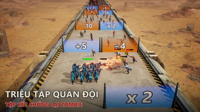 Triệu tập quân đội, tập kết chống lại Zombie