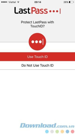 Đăng nhập bằng vân tay