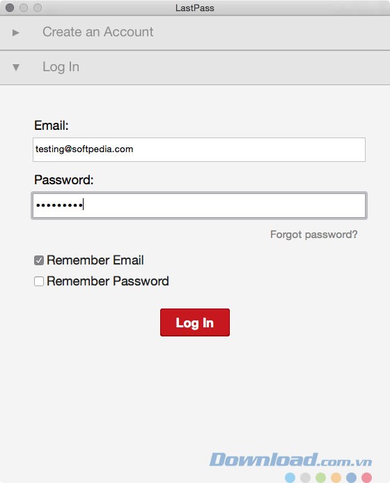 Đăng nhập tài khoản