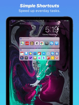 Launch Center Pro cho bạn tạo các phím tắt đơn giản