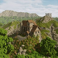 Lay of the Land - Game phiêu lưu sandbox đồ họa Minecraft