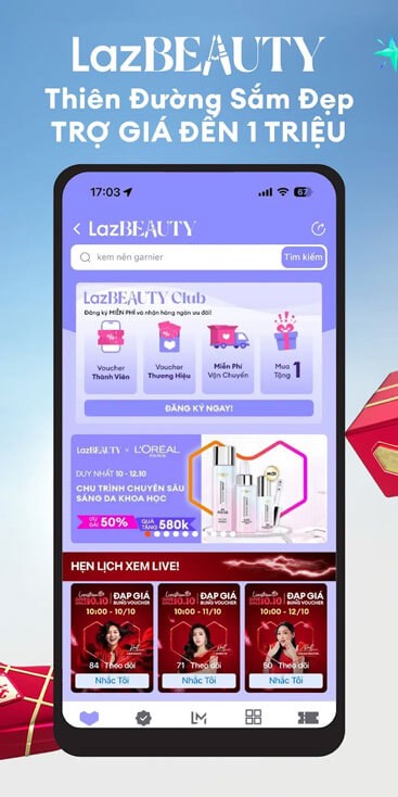 Thiên đường sắc đẹp trợ giá