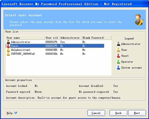 Lazesoft Recover My Password Pro