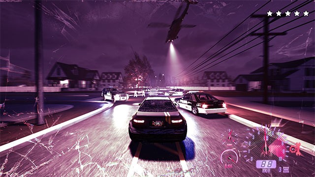 Đua xe vượt chướng ngại vật và chạy trốn cảnh sát