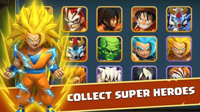 Thu thập các siêu anh hùng và tạo thành một đội mạnh mẽ trong game League Clash